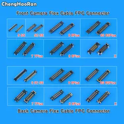 ChengHaoRan Front/Back Rear Camera Flex Cable FPC Connector On Motherboard for iPhone 5 5G 5C 5S 6 6S 6SP 7 8 Plus X