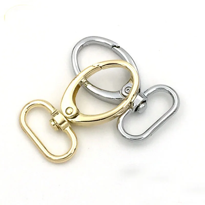 

20/25/32/38mm Metal Snap Hook Lobster Clasp Collar Carabiner Belt Buckles DIY KeyChain Bag Part Accessories