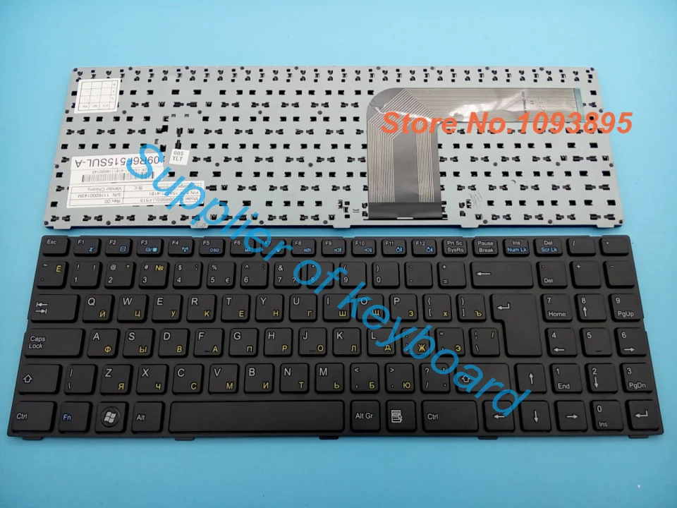 

Original NEW For Advent Modena M100 M101 M200 M201 M202 MP-09R66SU-F515 Laptop Russian Keyboard 82R-15A011-4181