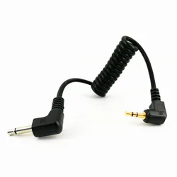 2.5-3.5 2.5mm Male to 3.5mm Male Sync Cable Cord for Studio Photography Strobe Flash Speedlite 3.5-2.5