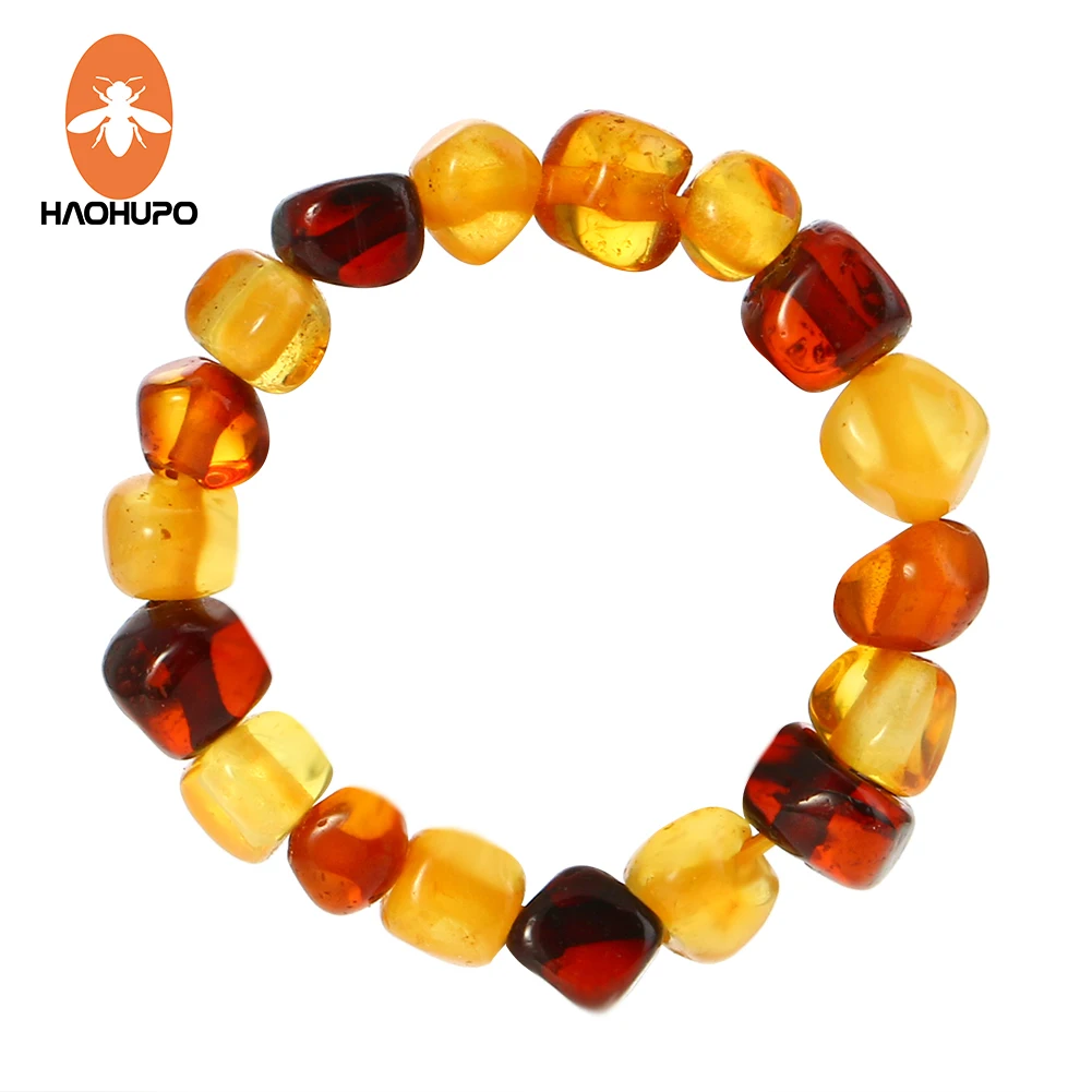 HAOHUP 100% Baltic Amber Adjustable Ring for Women  Natural Gemstone Wedding Jewelry The 2pc cheaper