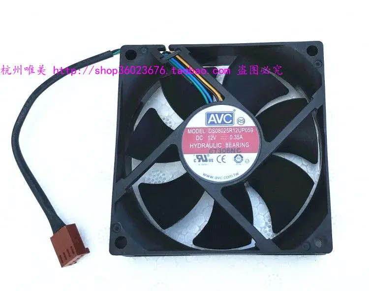 

NEW AVC 8025 8cm 4PIN DS08025R12U P059 12V 0.35A cooling fan