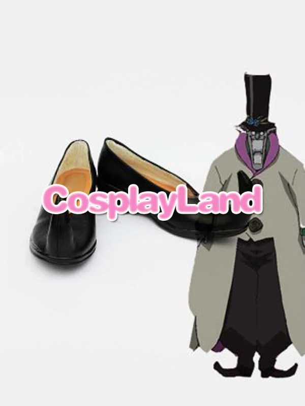 

D Gray-Man The Eanl of Millennium Cosplay Boots Shoes Anime Halloween Party Cosplay Show Boots Custom Made for Adult Men Shoes