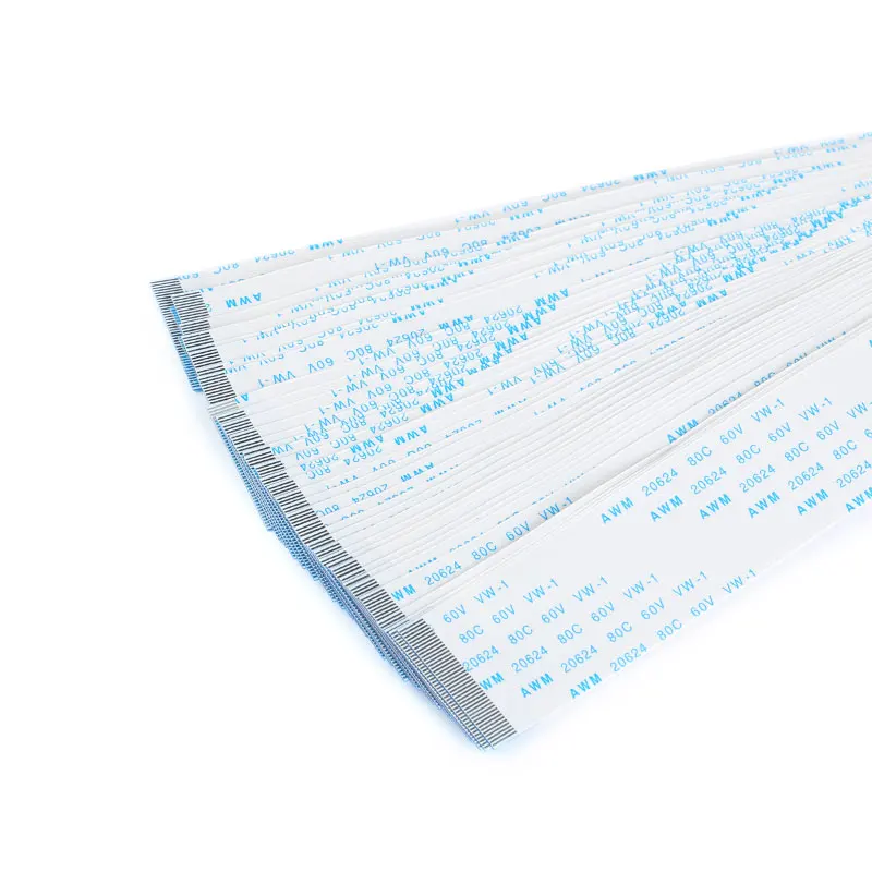 10PCS/LOT 40P Reverse Direction FFC flexible cable 0.5MM Pitch With 6-40cm Length Flat Wire Cable