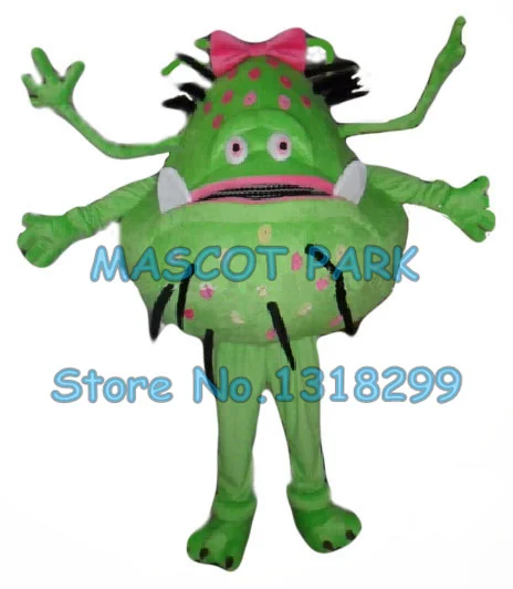 

mascot Green Bacterial Germ Alien Girl Mascot Costume hot sale health theme virus anime costume carnival fancy dress kits suit