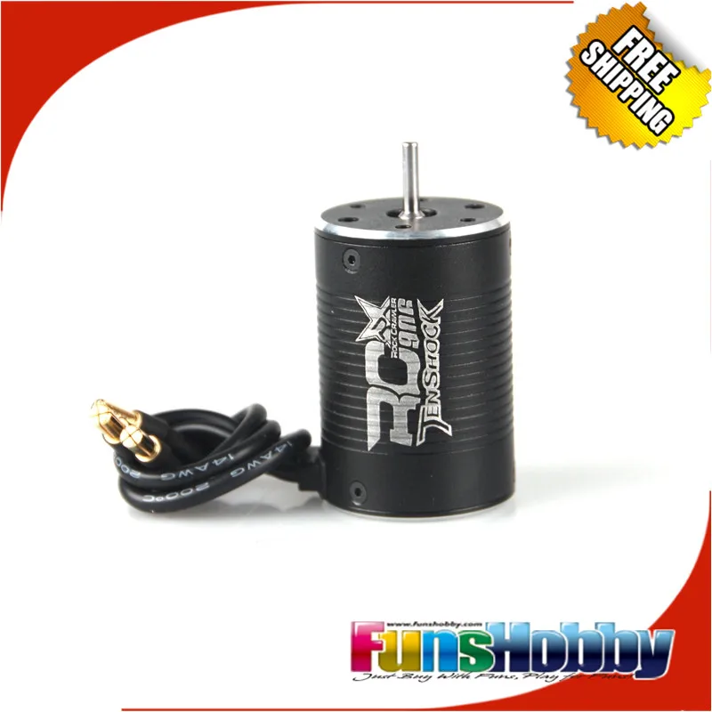 Tenshock kaya paletli RC906 6 kutuplu mikro elektrikli Rc araba fırçasız Motor 1/10 1/14 eksenel Wraith paletli SCX10.Free kargo