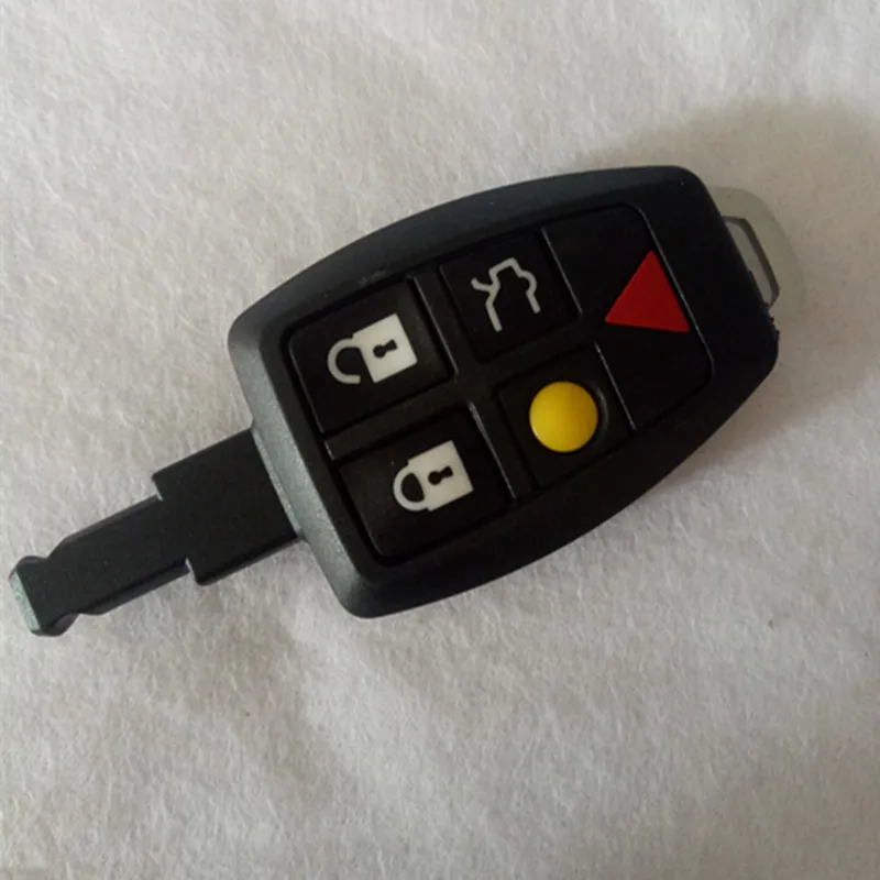 4+1 5 Button Smart Remote key shell for Volvo S40 C70 C30  Replacement Remote shell with key blade