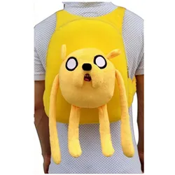 Cartoon cute Adventure go Finn Jack Fionna jake School bag Child Kid teenager backpack travel bag warm Knitting Beanies
