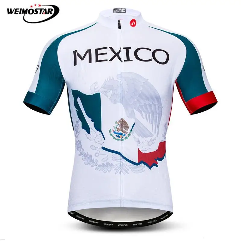 Weimostar Mexico Cycling Jersey 2022 pro team Cycling Clothing Maillot Ciclismo Racing Bicycle Shirt Breathable MTB Bike Jersey