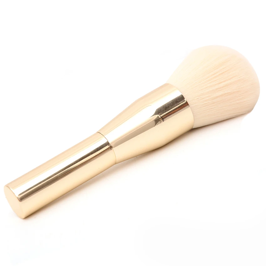 comfortable Italy brand makeup brushes Nano super soft thick dense hair gold metal maquiagem blush powder Kabuki make up brush