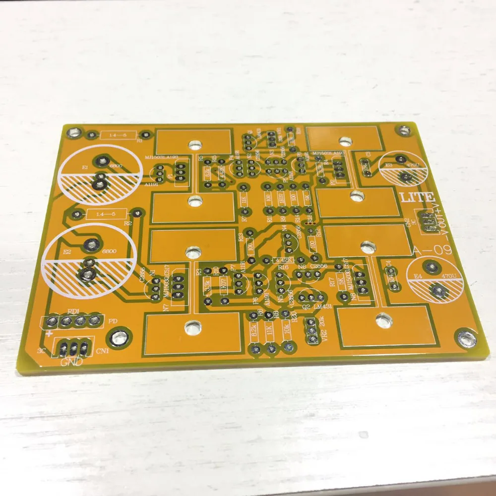 

Free ship LITE A-09 parallel power supply board PCB + 7V ~ + 70V adjustable