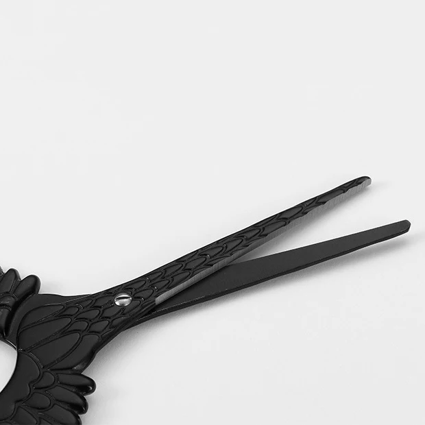 Stainless Steel needlework scissors Embroidery Tailor\'s Scissor Thread Trimmer Fabric Angel wings feathers Craft Sewing Tools