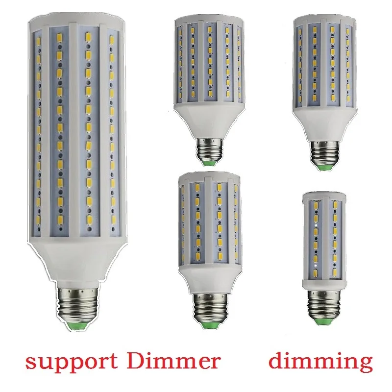 

E26 E27 LED Dimming Lights 12W 15W 25W 30W 40W Cold Warm White Dimmable Bulbs Lamp led Candle Spotlight Support Dimmer 2pcs/lot