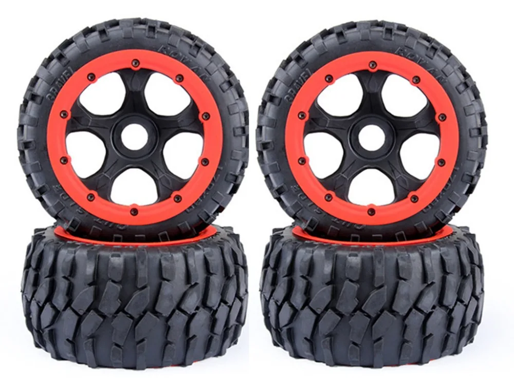 gravel off-road tires and wheels assembly kit for 1:5 KM ROVAN ROFUN HPI BAJA 5B