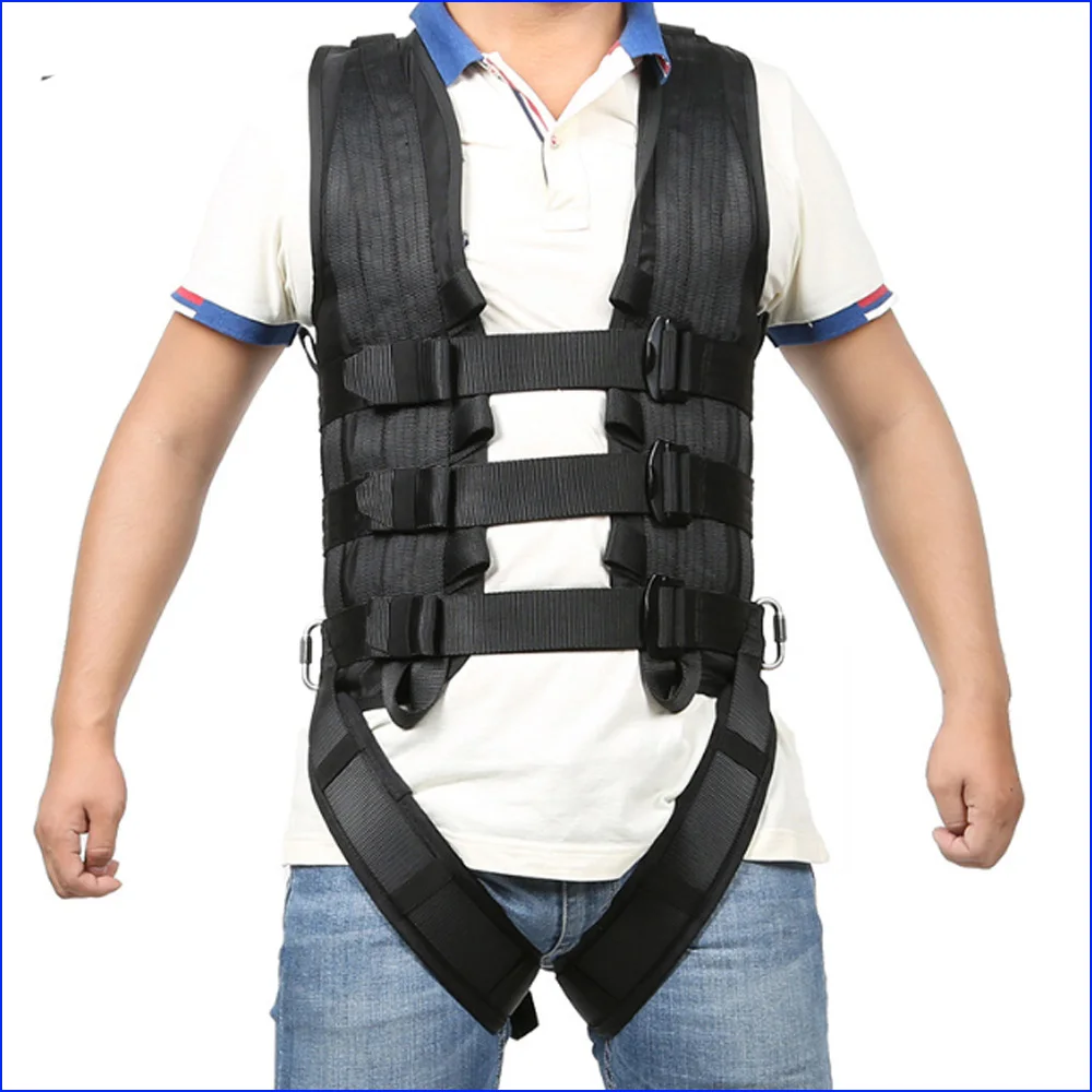 

Black professional film Wia Jacket Harness photography filmed hung wire protect Full body equipment