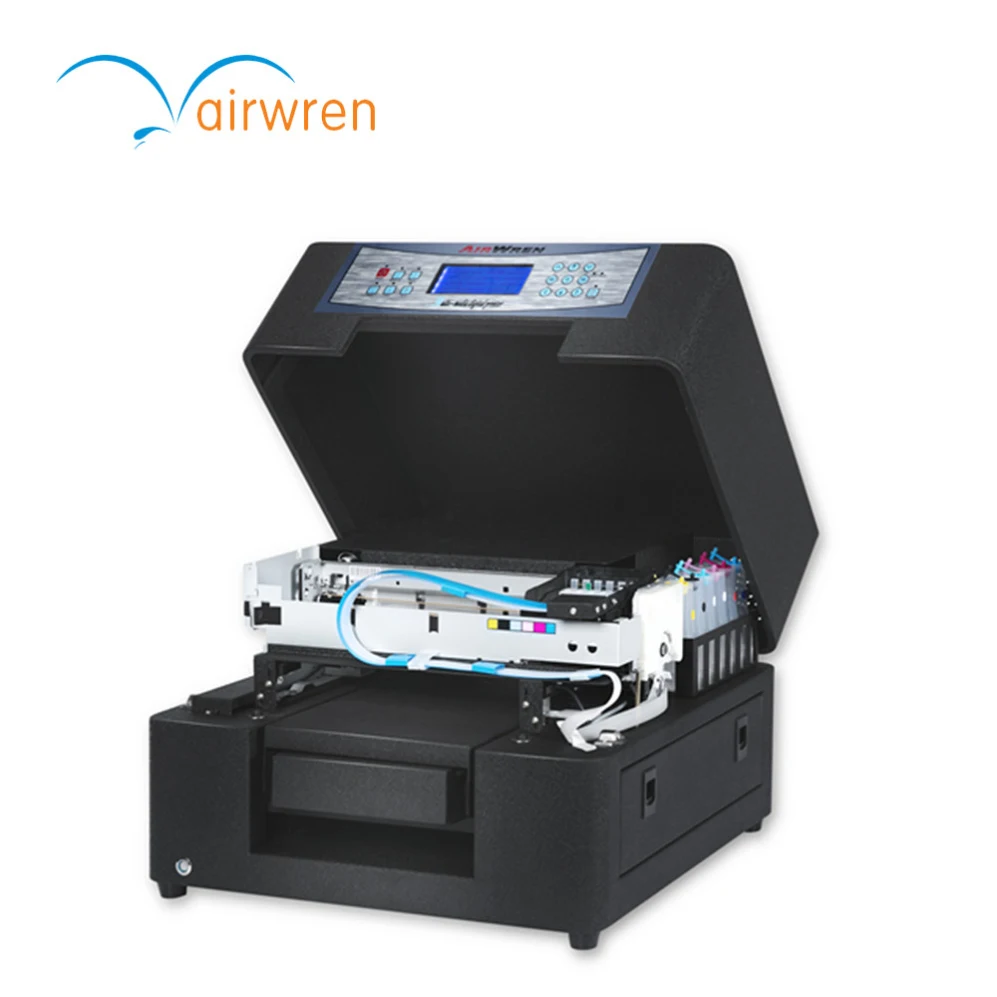 Haiwn-400 A4 Size ECO Solvent Printer For Pencil/Business Card Printing Machine with One Key Head Cleaning System