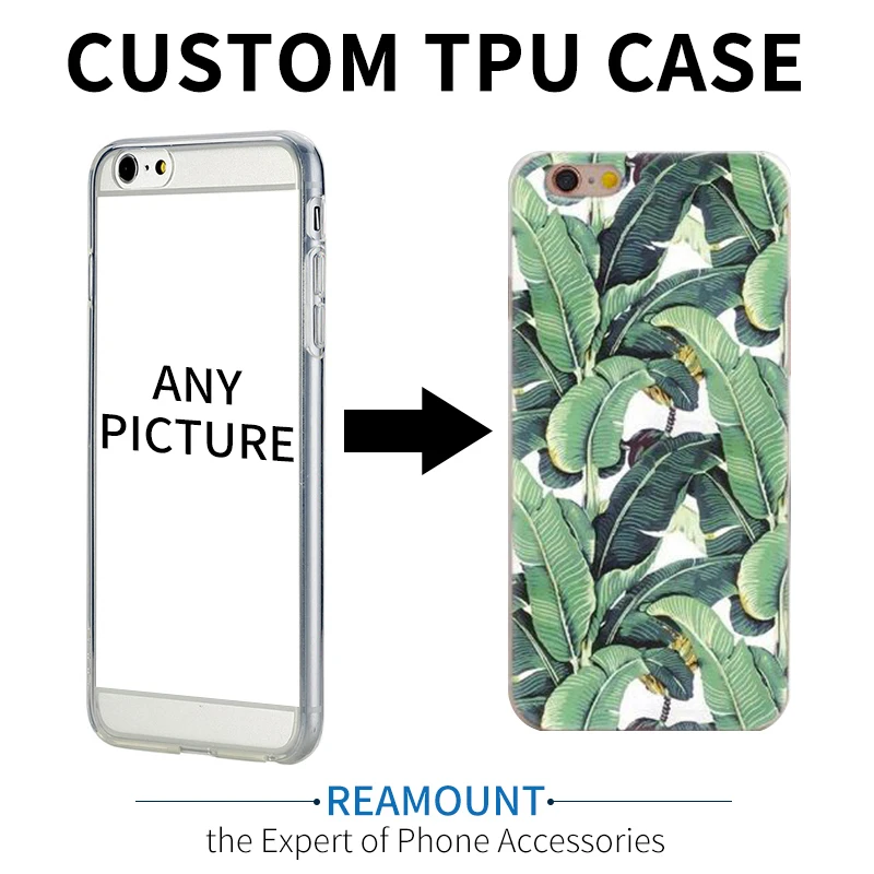 700 pcs wholesale DIY mobile phone case soft TPU case for iPhone 6 custom design cell phone case  for iphone 7 7 plus