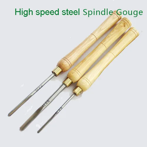 Wood Lathe Turning Woodturning tool,High speed steel Spindle gouge,woodworking cutter circular knife,3PCS/set