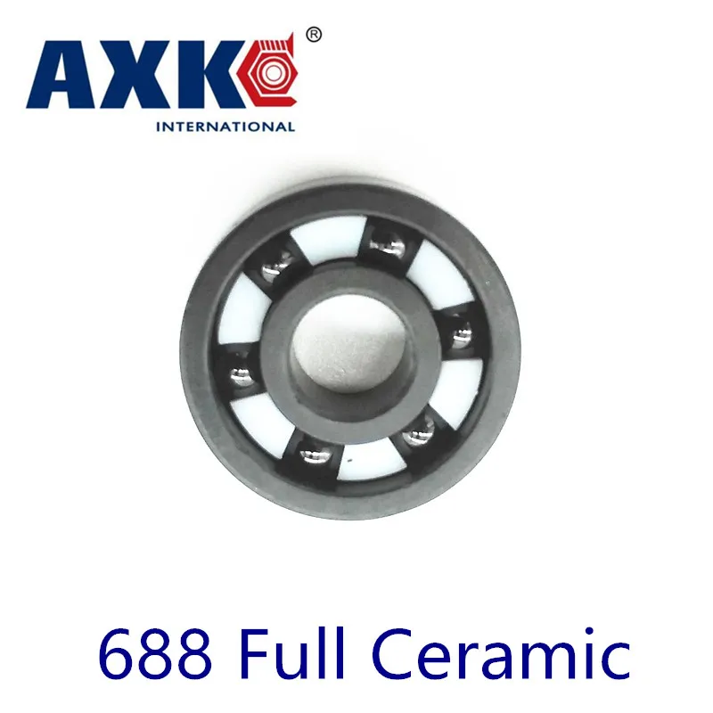 2023 Rolamentos Axk 688 Full Ceramic Bearing ( 1 Pc ) 8*16*4 Mm Si3n4 Material 688ce All Silicon Nitride 618/8 Ball Bearings