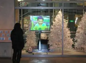 ¡Envío rápido! Película de proyección trasera holográfica transparente, lámina para escaparate, 1.524 m x 15 m