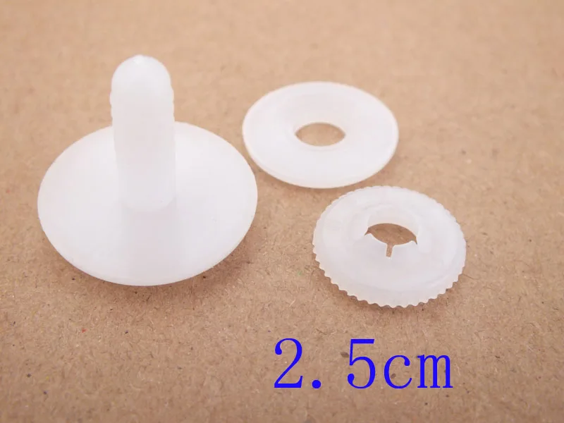 30 sets 16mm/20mm/25mm/30mm/35mm/45mm DIY craft doll toy joints-White joints, engage bolt, the engagement ,teady bear joints