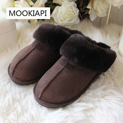 The latest European high-quality sheepskin wool women slippers in 2019, free delivery, 8 colors