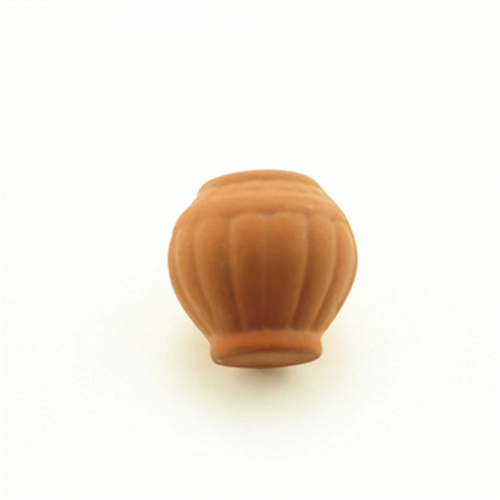1Pcs 1/12 Dollhouse Miniature Accessories Mini Ceramic Flowerpot Simulation Furniture Vase for Doll House Decoration