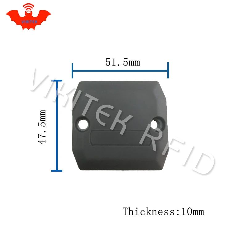 Tag logam RFID UHF confidex ironside 868m Impinj Monza4QT EPC 20 buah gratis pengiriman tag RFID pasif ABS jarak jauh tahan lama