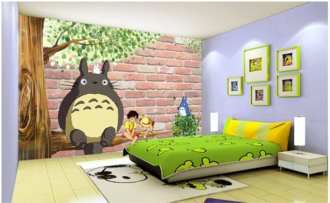 Custom papel DE parede infantil anime for children room sitting room background wall vinyl which papel DE parede