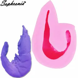 Sophronia aragosta gamberetti stampi per candele stampo per sapone cucina-cottura in resina forma in Silicone decorazione per la casa 3D fai da te argilla artigianale Wax-MaM814