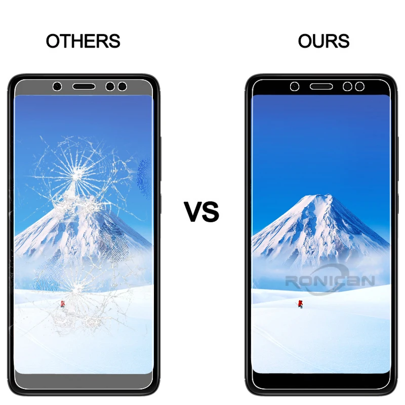 RONICAN Tempered Glass for Xiaomi Redmi Note 5 Screen Protector 9H 2.5D Phone Protective Glass for Xiaomi Redmi Note 5 Pro Glass