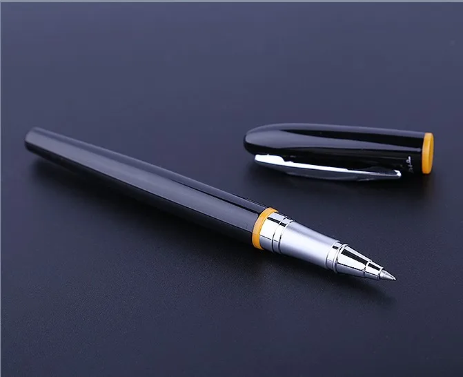 1pc/lot Picasso 907 Red and Black Roller Ball Pen Montmartre Pimio Ball Pen Silver Clip Canetas Office Supplies