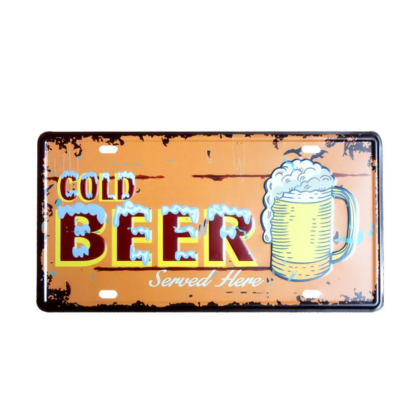 Bar Retro Plate, Wine Beer Vintage Metal Tin Sign, for Pub, Club, Tavern, Home Decor, Wall stickers, Art poster, Painting, A617
