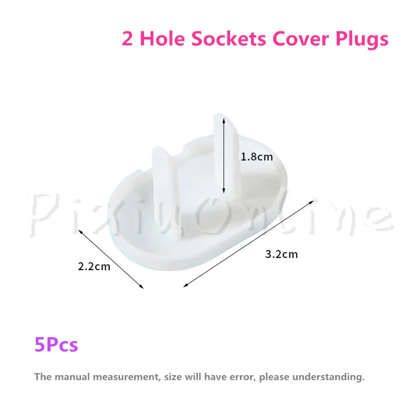 

5Pcs ST037b 2/3 Hole Sockets Cover Plugs Baby Children To Prevent Electric shock Security socket cover Insulating socket tool