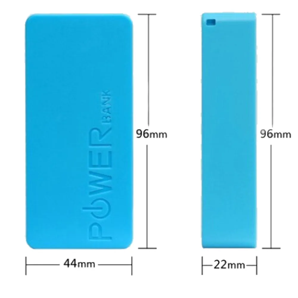 Przenośny DIY mobilny powerbank do 5600mAh 18650 bateria ogólna ładowarka zewnętrzna kopia zapasowa obudowa ładowarki z breloczkiem