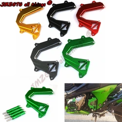 Motorbike CNC Aluminum Front Sprocket Chain Guard Cover Left Side Engine For KAWASAKI Z800 2013 2014 2015 2016