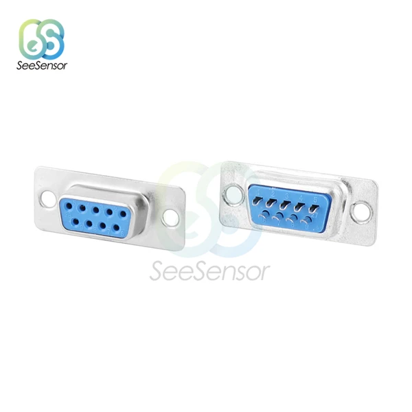 Jienk Lot De 10 Connecteurs à Souder DB15 RS232 Série D-SUB, Joints Plaqués Or, Port