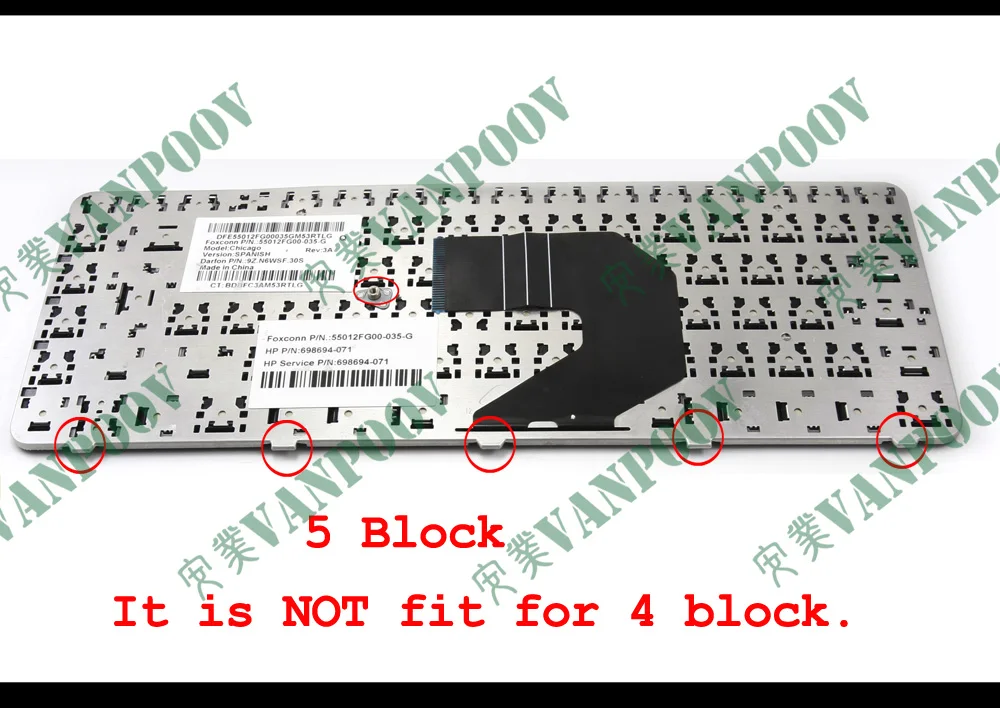 100% original novo teclado do portátil para hp pavilion g4 G4-1000 g6 G6-1000 presario cq43 cq57 430 630s preto espanhol/espanol sp es