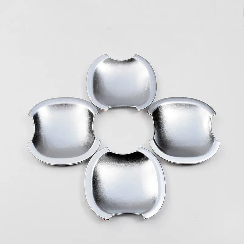 For Hyundai Santa Fe 2007 2008 2009 2010 2011 2012 SantaFe New ABS Chrome Door Handle Cover Cup Bowl trim Car Styling Overlay