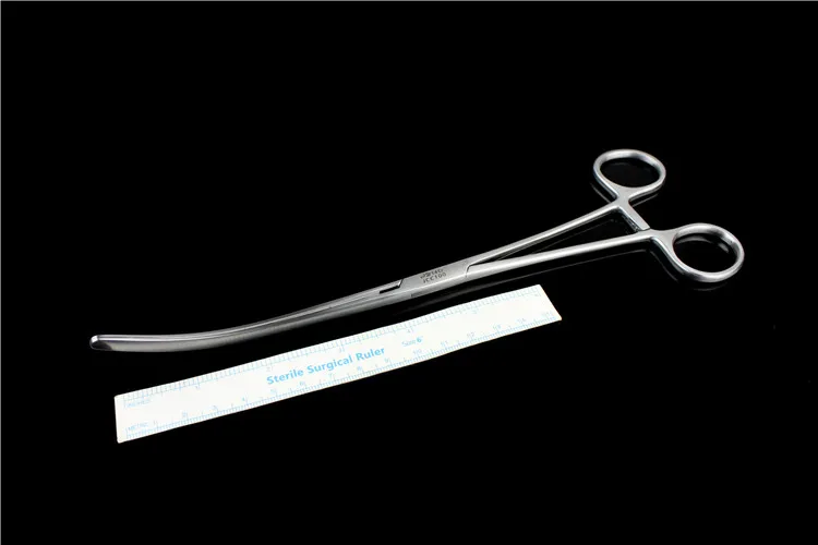 JZ JZ Anorectal instruments Medical intestinal forceps oblique straight teeth 304 stainless steel Shanghai Operating Instruments image 4
