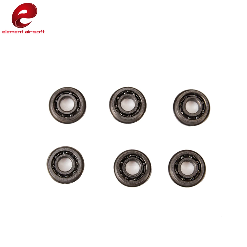 Element 6PCS/SET 7MM 8MM 9MM Stainless Steel High Precision Ball Bearing for Airsoft AEG Gearbox Hunting Accessories