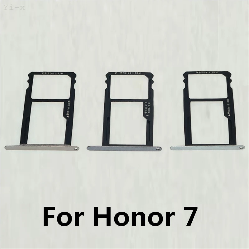 Peças de reposição para celular huawei honor 7, porta-cartão sim