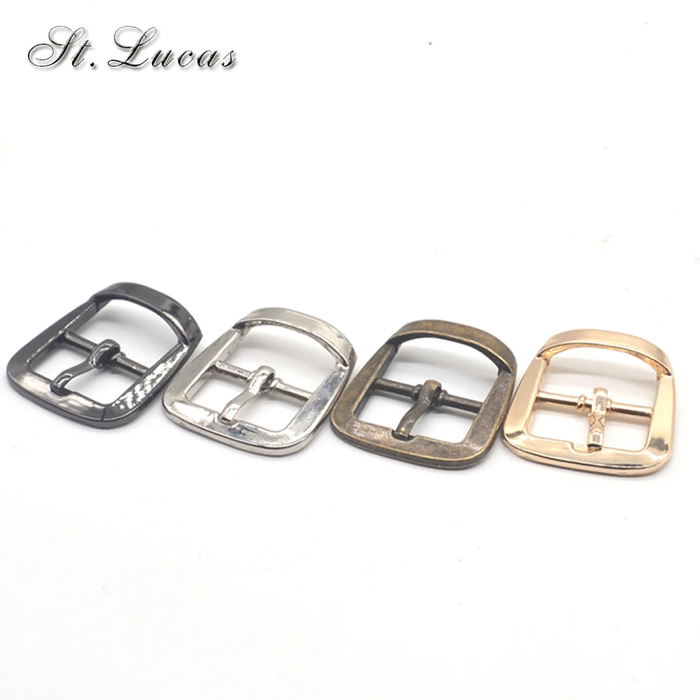 High quality 10pcs/lot 20mm gold silver bronze black Square alloy metal shoes bags Belt Buckles DIY sew accessory