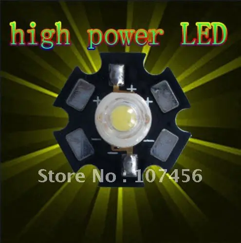 Free shipping 10pcs 1watt Yellow High Power 1W LED Lamp Light Bright