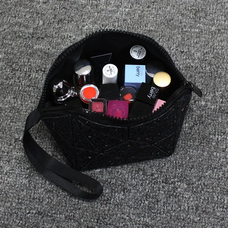 Geometric Cosmetic Bag For Women Toiletry Bag Fashional Makeup Bag