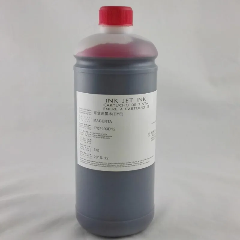 INK WAY On promotion,4*1000ML  Universal Edible Ink For Canon Desktop Inkjet Printer BK C M Y