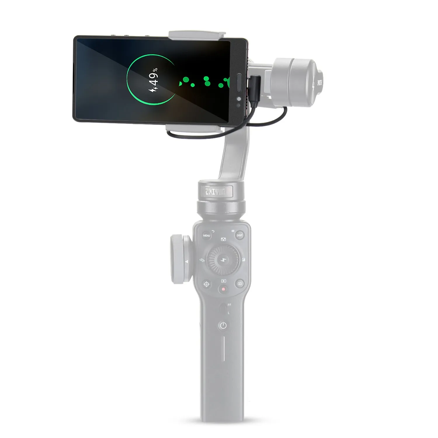Eachshot cabo de carregamento tipo c, para gimbal zhiyun suave 4 feiyu vimble 2, com samsung galaxy s8 s9 note 8 s8, smartphones etc
