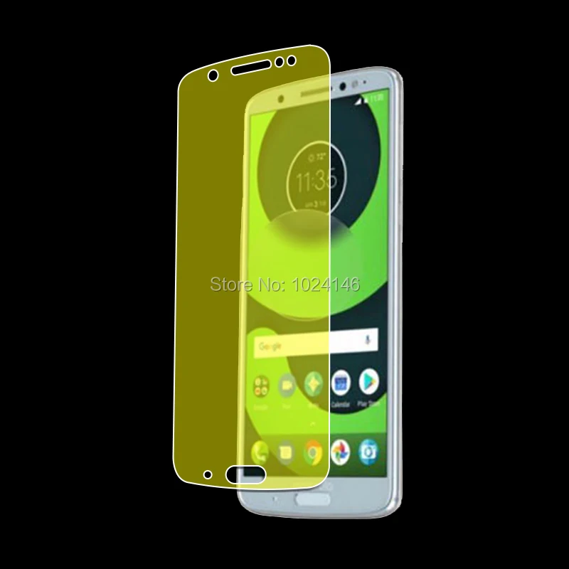 Protector de pantalla de película de TPU suave y transparente para Motorola Moto G6 Plus G6Plus, cubierta completa frontal de 5,93 pulgadas, piezas curvas (no de vidrio)