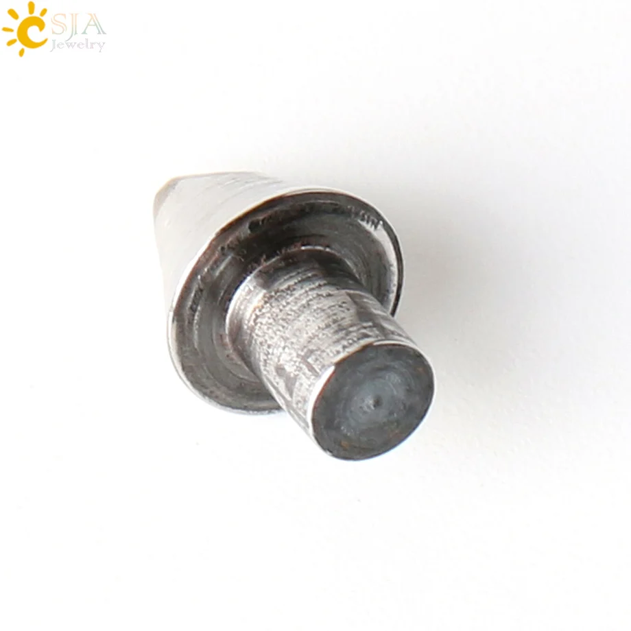 CSJA Small Size Cone Stamp Mold 10K 9K ct PT 375 333 900 950 S925 for Men Women Ring Bangle Making Tool Mark Numbers E540