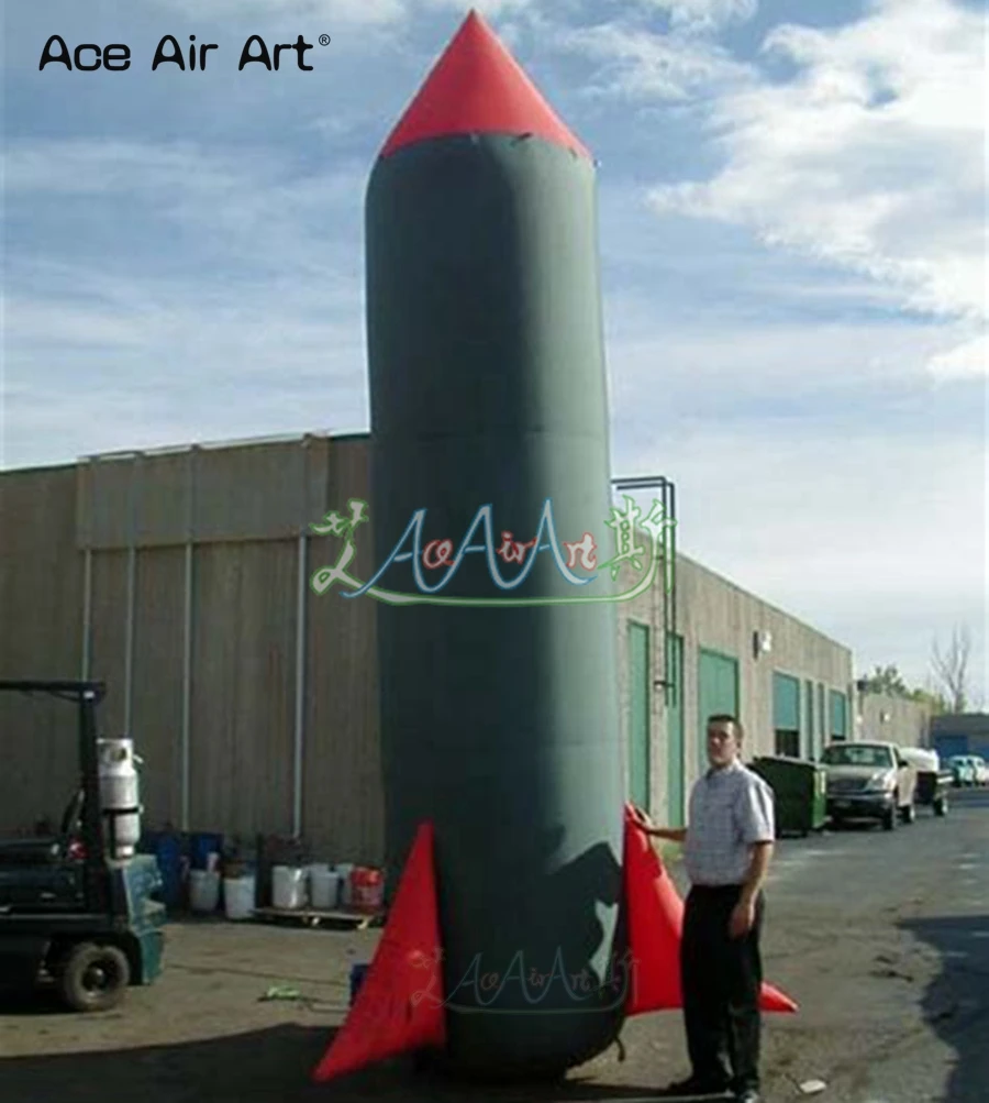 Customized Inflatable Fireworks Model,Giant Pop-Up Rocket,Firework Replica For Promotion